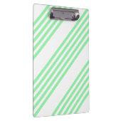 Porte-bloc Vert et blanc cinq bandes motif (Swatch)