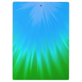 Porte-bloc Vert et bleu Abstrait (Dos)