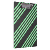 Porte-bloc Vert et charbon de bois cinq bandes motif (Swatch)