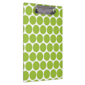 PORTE-BLOC VERT LIMPIQUE MODERNE, POIS BLANCS (Swatch)