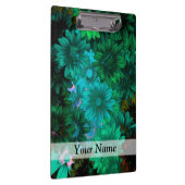 Porte-bloc Vert moderne fleuri (Swatch)