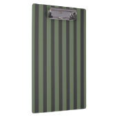 Porte-bloc Vert olive rayé moderne coché (Swatch)