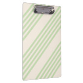 Porte-bloc Vert pâle et beige cinq rayures motif (Swatch)