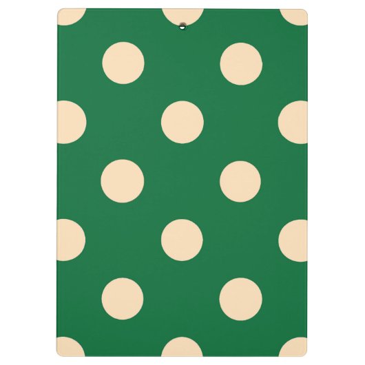 Porte-bloc Vert sur crème (Dos)