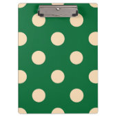 Porte-bloc Vert sur crème (Devant)