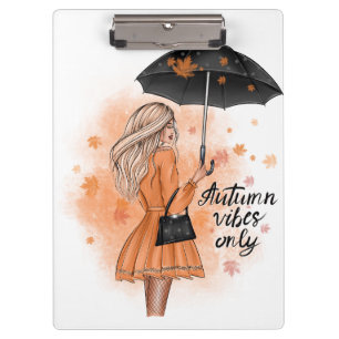 Porte-bloc Vibes Automne Seulement Automne Fashion Girl