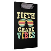 Porte-bloc Vibes de 5e année pour enseignant (Swatch)