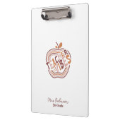 Porte-bloc Vibes de l'enseignant Boho Apple Appréciation Cade (Gauche)