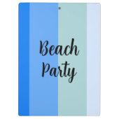 Porte-bloc Vibes De Plage, Bleues (Dos)
