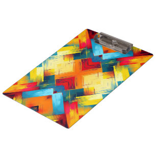 Porte-bloc Vibes vintages Dans Les Couleurs : Formes Géométri
