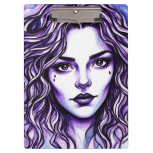 Porte-bloc Vibes violettes