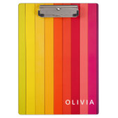 Porte-bloc Vibrant Color Aesthetic Pattern (Devant)