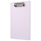 Porte-bloc Vichy rose et blanc (Gauche)