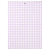 Porte-bloc Vichy rose et blanc (Dos)