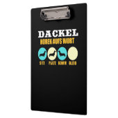 Porte-bloc Vie amusante avec Dachshund Chien (Gauche)