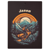 Porte-bloc Vie cyclable, personnalisable rétro (Dos)