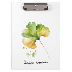 Porte-bloc Vie de plantes : Ginkgo Biloba personnalisable