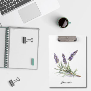 Porte-bloc Vie de plantes : Lavande, personnalisable