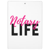 Porte-bloc Vie du notaire (Dos)