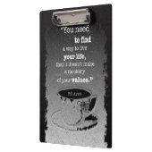 Porte-bloc Vie et valeurs, Existentialisme illustré citation (Gauche)