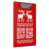 Porte-bloc Vilain Sweater QR Code Bonne année! (Swatch)