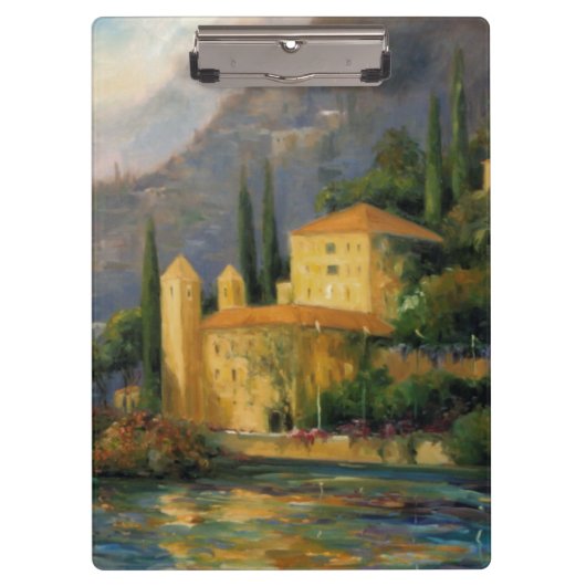 Porte-bloc Villa de lac (Devant)