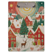 Porte-bloc Village de Noël (Devant)