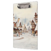 Porte-bloc Village le jour de Noël (Gauche)