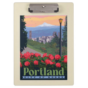 Porte-bloc Ville de Rose Portland, Oregon