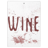 Porte-bloc Vin (Dos)