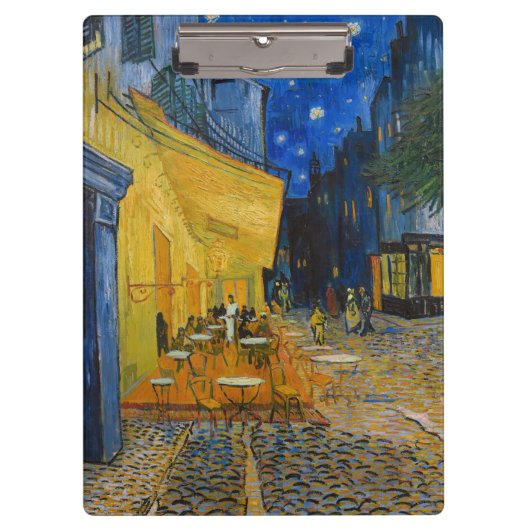 Porte-bloc Vincent van Gogh - Café Terrasse en soirée (Devant)