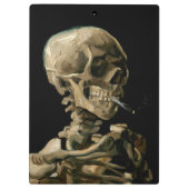 Porte-bloc Vincent van Gogh - Crâne avec cigarette brûlante (Dos)