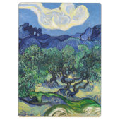 Porte-bloc Vincent van Gogh - Oliviers aux Alpilles (Dos)