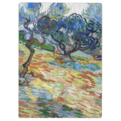 Porte-bloc Vincent van Gogh - Oliviers : Ciel bleu vif (Dos)
