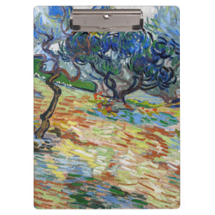 Porte-bloc Vincent van Gogh - Oliviers : Ciel bleu vif