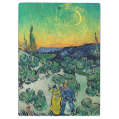Porte-bloc Vincent van Gogh - Paysage Lune avec couple (Dos)