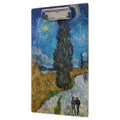 Porte-bloc Vincent van Gogh - Route avec Cypress et Star (Gauche)
