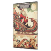 Porte-bloc vintage/caprical/père Noël/Noël (Gauche)