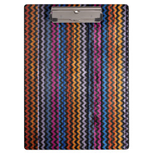 Porte-bloc Vintage Chevron Wood Abstrait #2