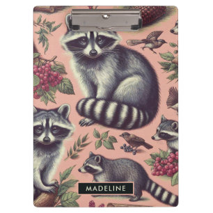 Porte-bloc Vintage Cute Racoon