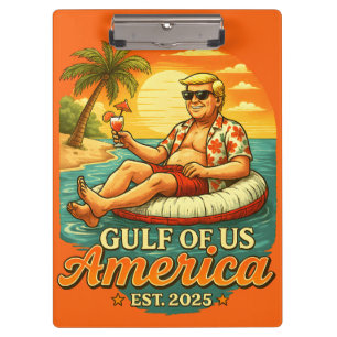 Porte-bloc Vintage drôle Trump Amérique du Golfe 2025