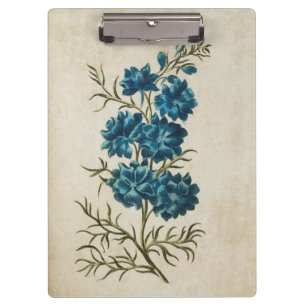 Porte-bloc Vintage floral double larkspur