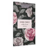 Porte-bloc Vintage florale noire (Swatch)