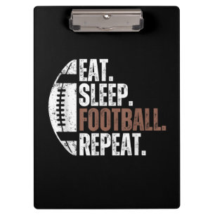 Porte-bloc Vintage Manger Dormir Football Répéter