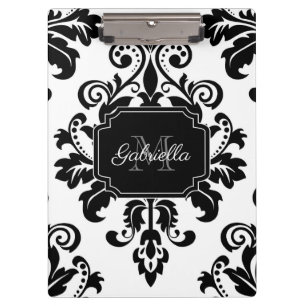 Porte-bloc Vintage noir et blanc
