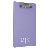 Porte-bloc Violet et Blanc | Monogramme Moderne (Swatch)