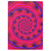 Porte-bloc Violet et spirale bleue (Dos)