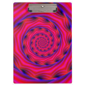 Porte-bloc Violet et spirale bleue (Devant)
