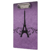 Porte-bloc Violet Vintage Français (Gauche)