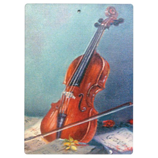 Porte-bloc Violin/Violon (Dos)